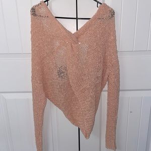 BRAND NEW sweater/top with super cute open back